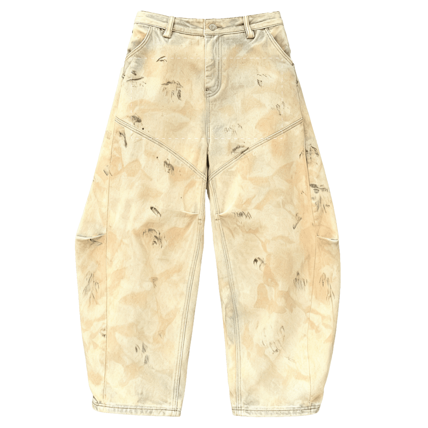 728 - Ochre Washed denim