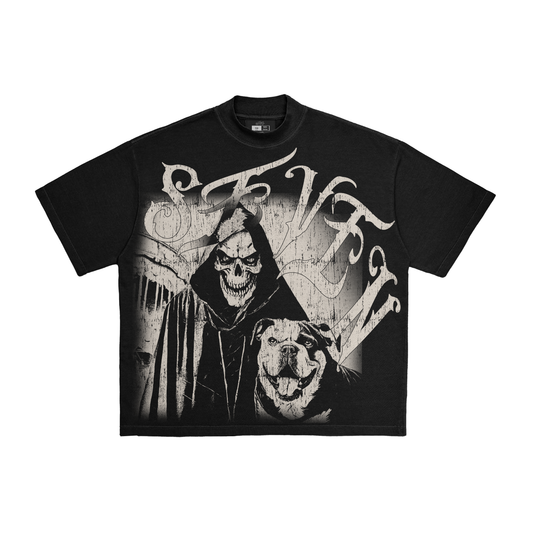 REEPER (Cropped Frayed Boxy Tee )