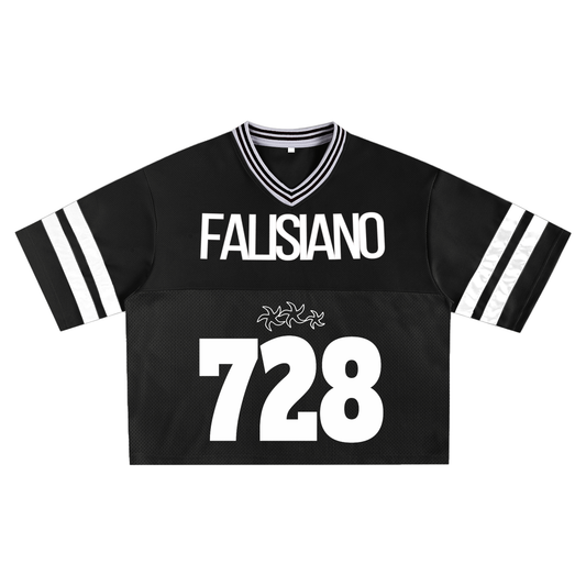 728 (Taped Mesh Boxy jersey  T-shirt)