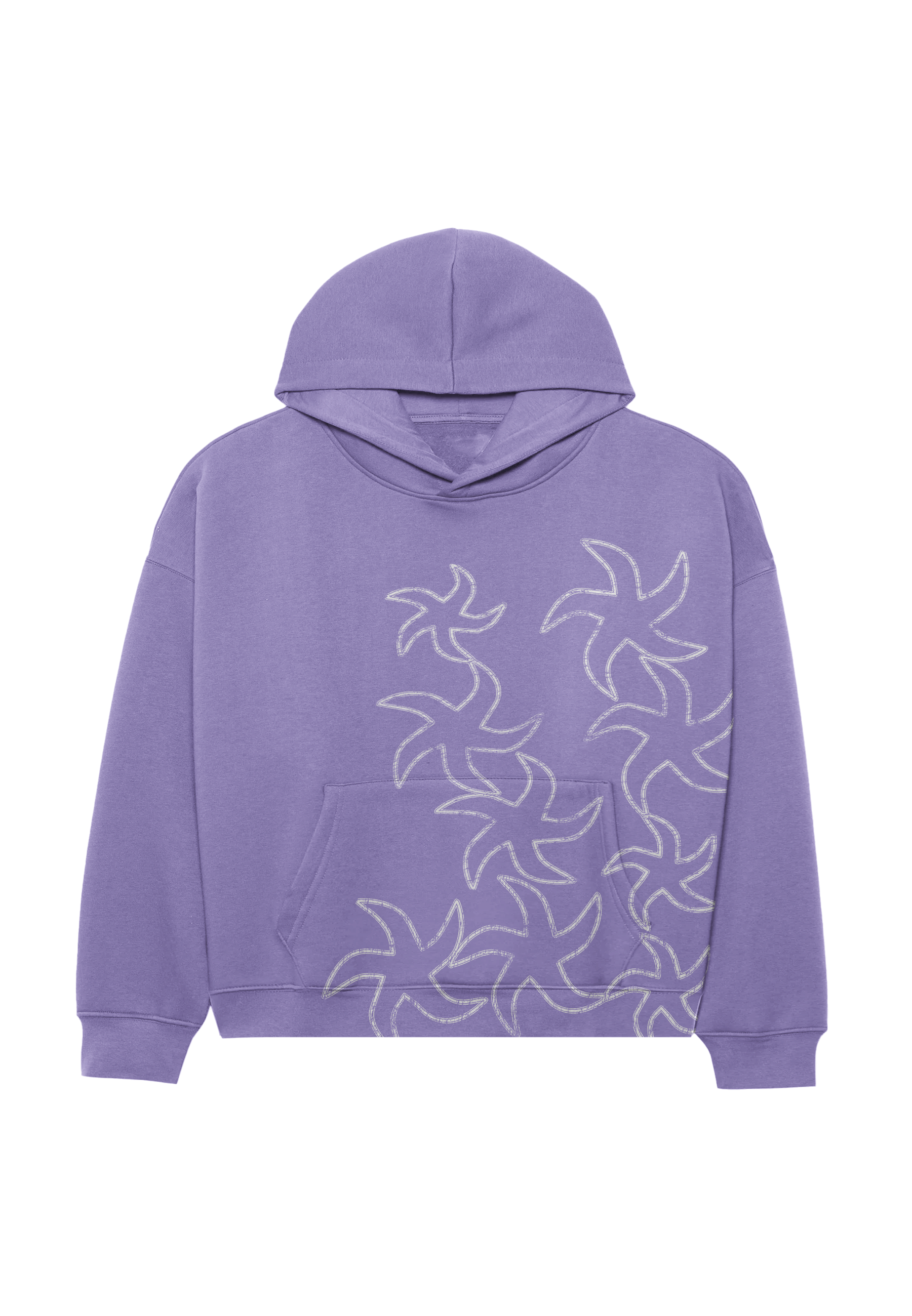 728 Purple  (Heavyweight Oversized Hoodie)