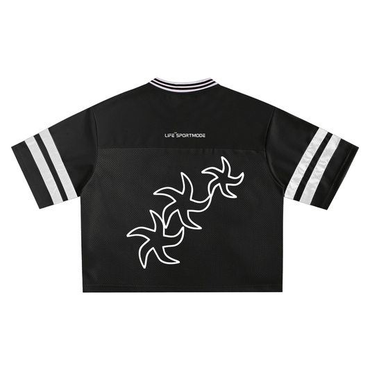 728 (Taped Mesh Boxy jersey  T-shirt)