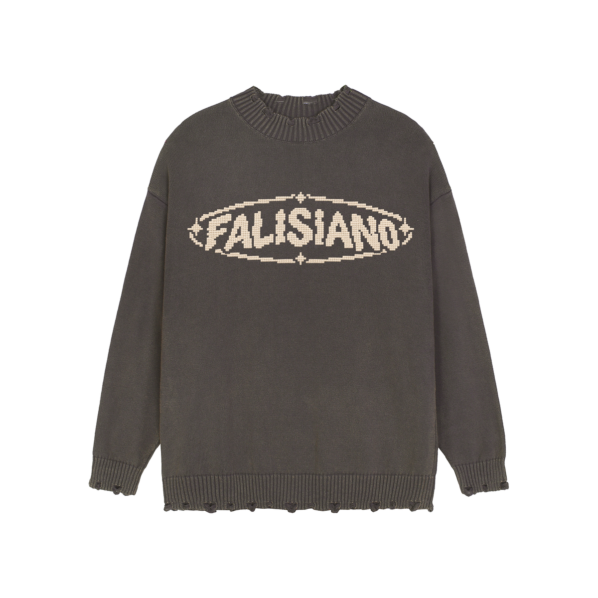 Falisiano Hand Frayed Sweater