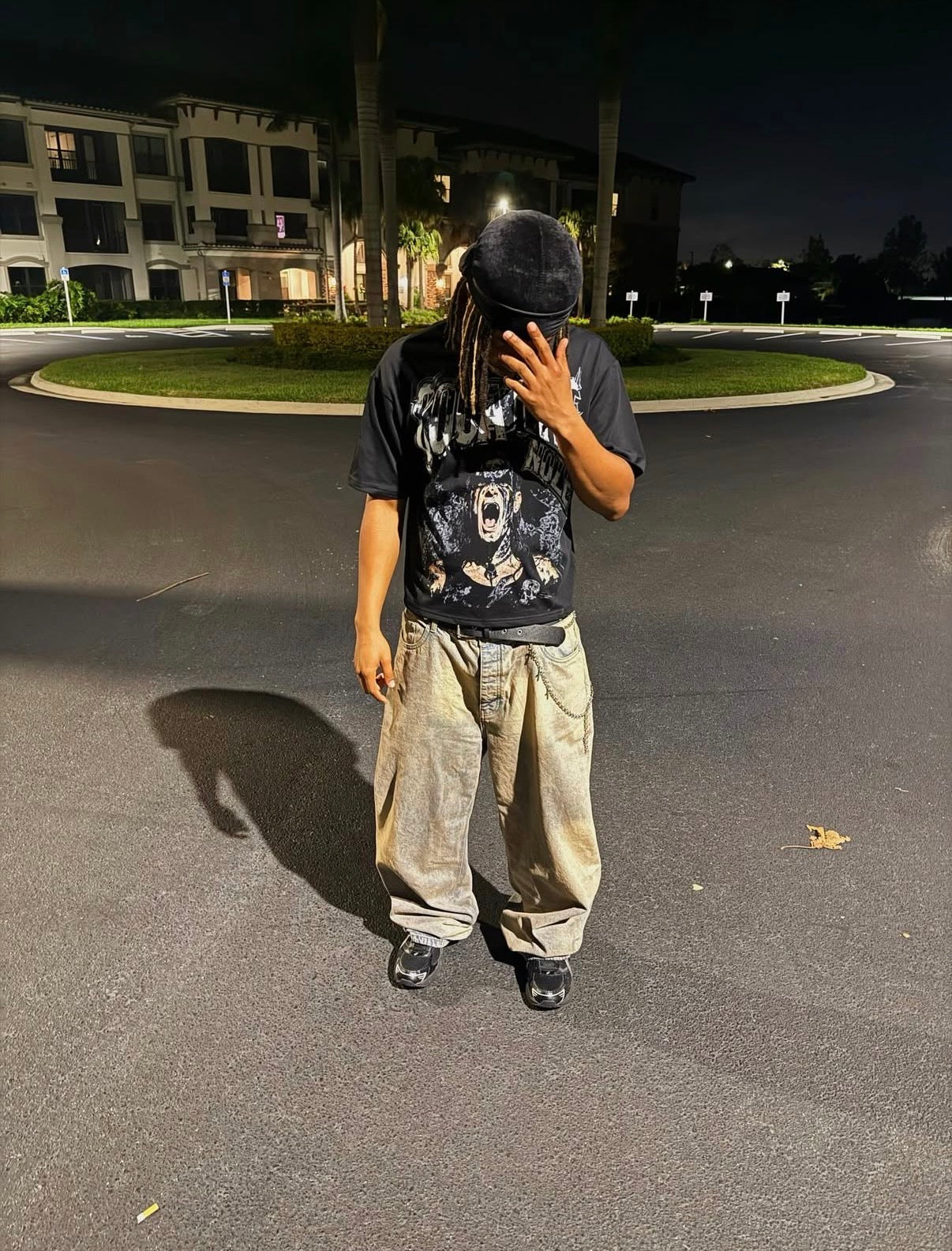 Cocain Noze - ( hort-Sleeved Oversized Cropped T-Shirt