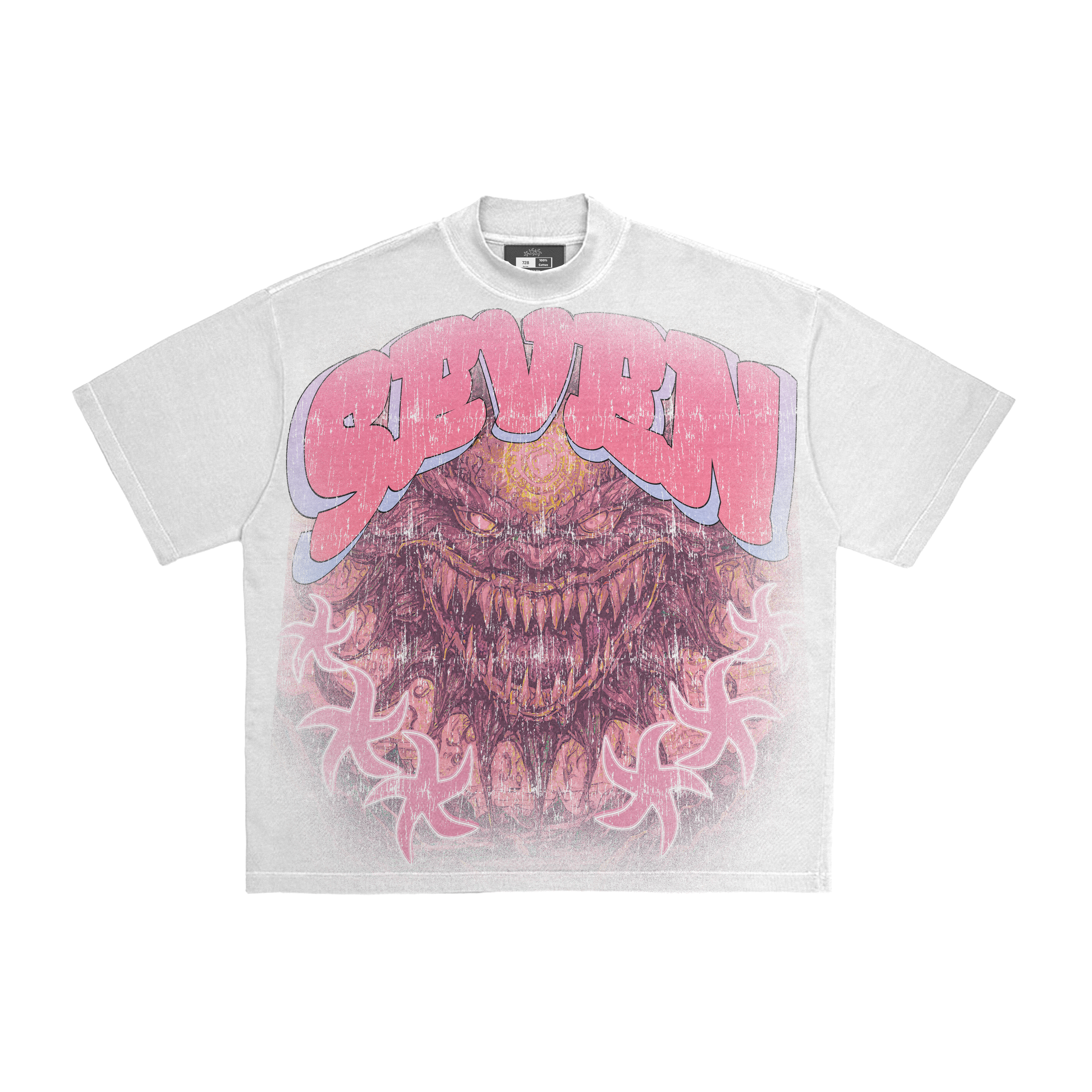 Monster Pink (Deep Drop Shoulder Oversize)