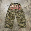 Falisiano Camo - ( Camouflage Loose Wide-leg Jeans