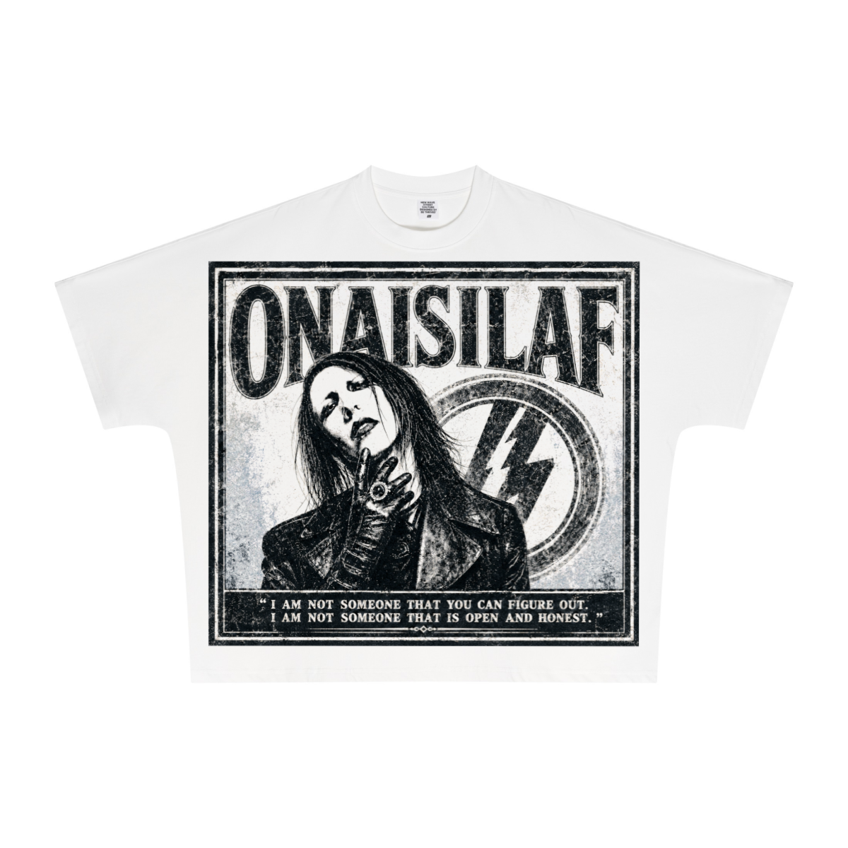 270GSM Unisex Batwing Sleeve T-shirt White