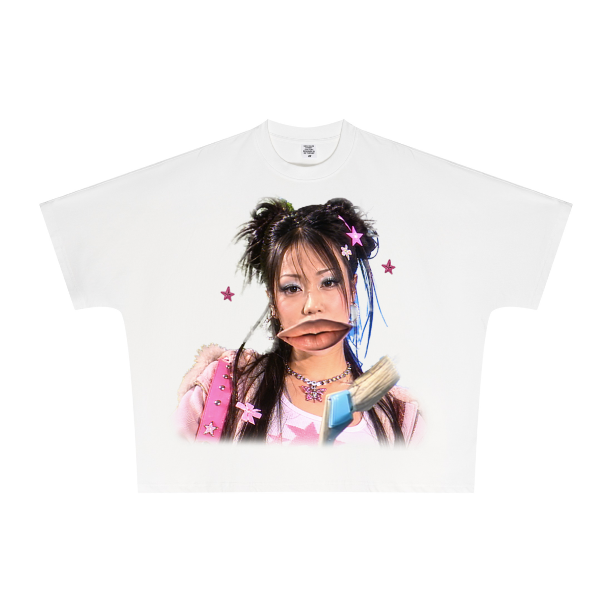 270GSM Unisex Batwing Sleeve T-shirt White